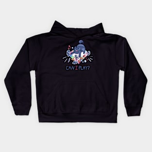 Board Game Interrupting Cat Kids Hoodie